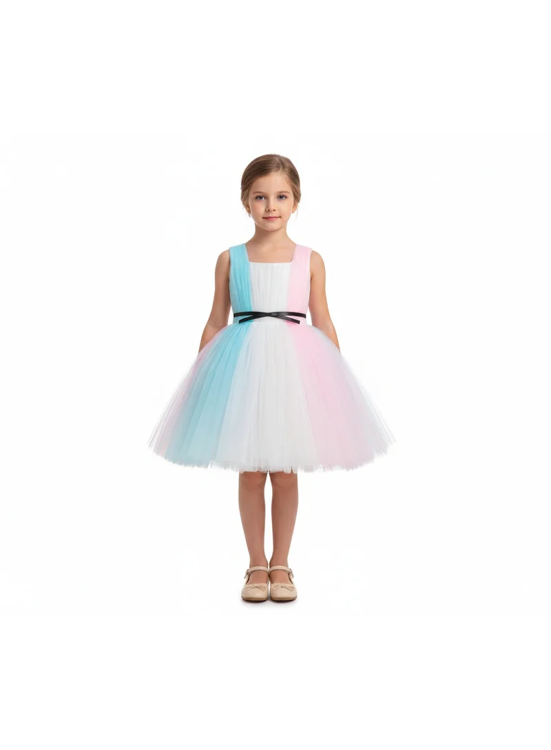 D'Daniela Pastel Tulle Dress